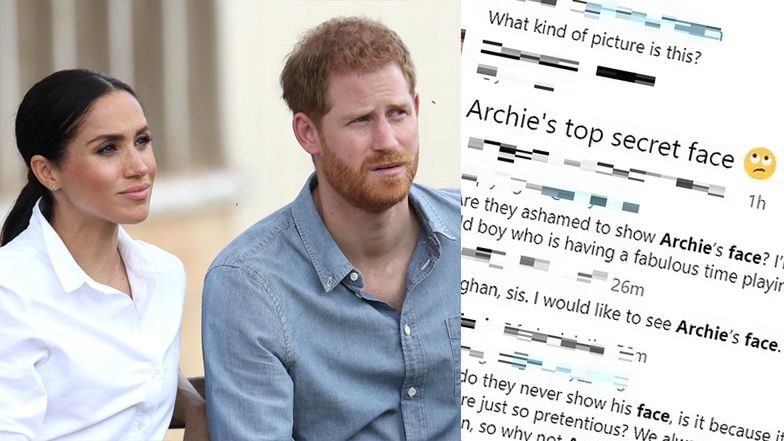 Internauci są źli na Meghan i Harry'ego, bo nie pokazali twarzy Archiego