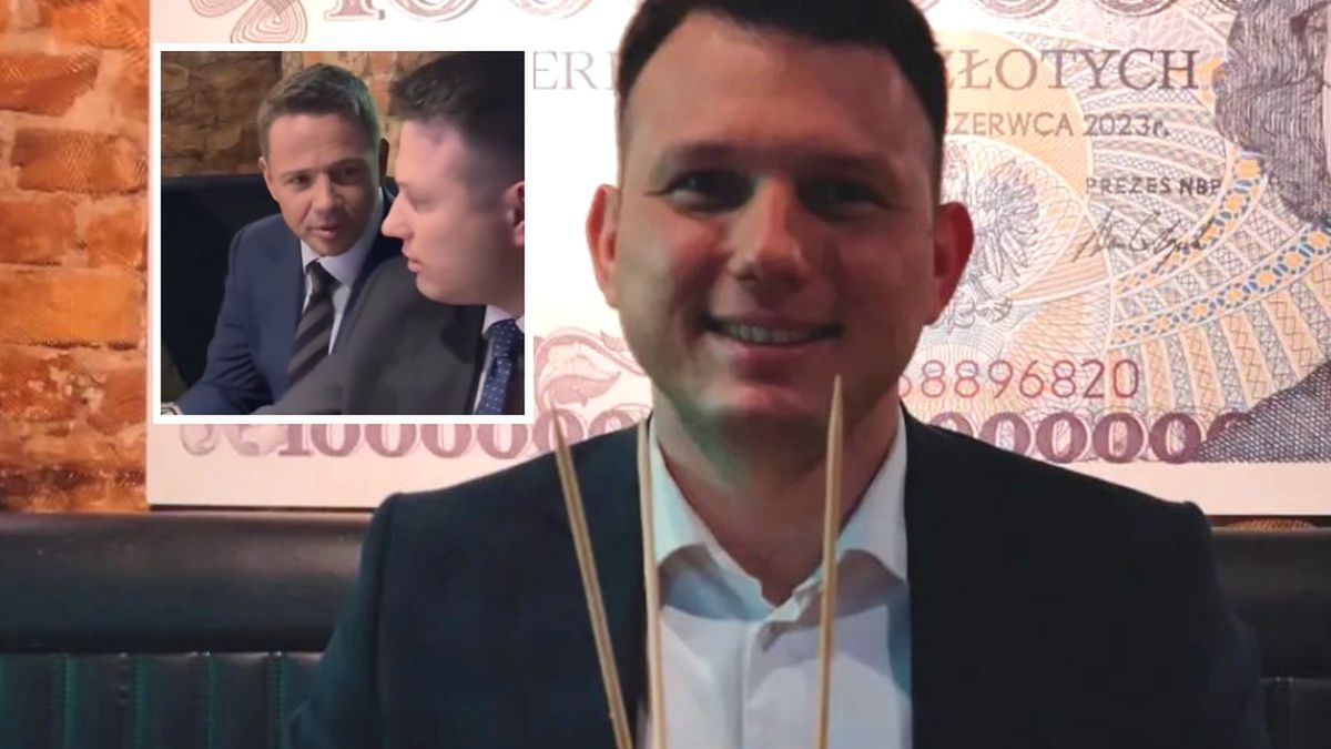 Sławomir Mentzen (na zdjęciu w miniaturze: Rafał Trzaskowski)