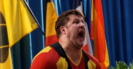 Matthias Steiner i medal dla żony