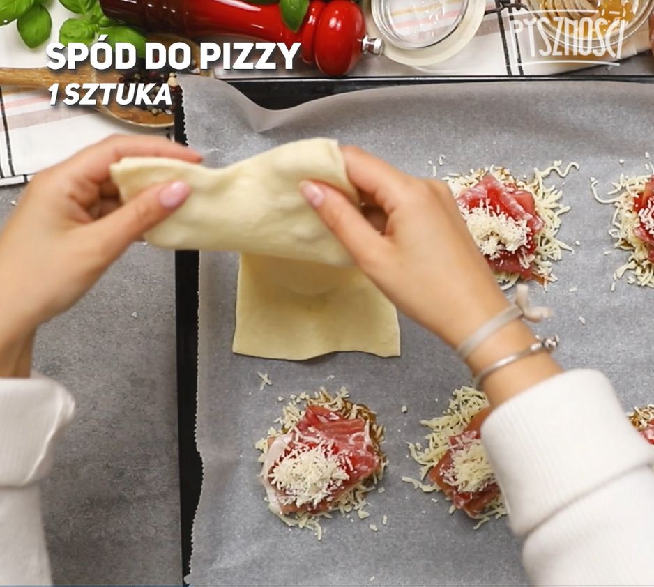 Pizzerinki z burratą i miodem - Pyszności