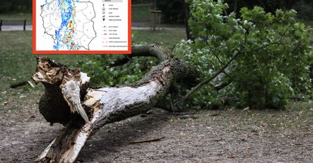 Żywioł sunie nad Polską. Niebezpiecznie w dwóch regionach