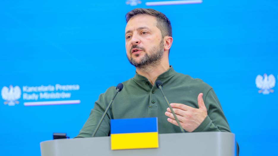 Prezydent Ukrainy Wołodymyr Zełenski