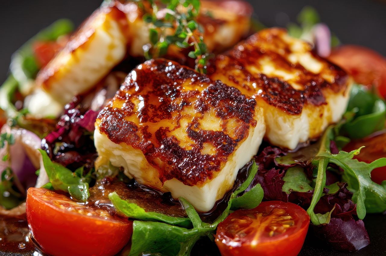 Halloumi w pysnzym sosie