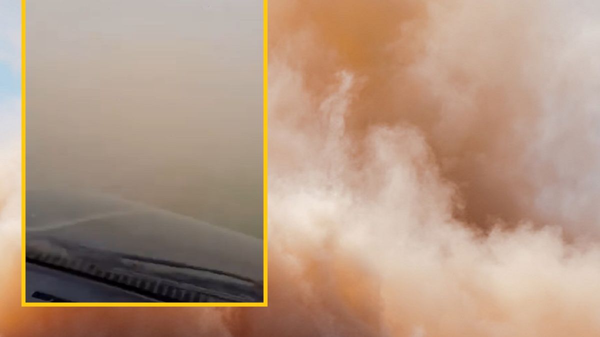 Burza piaskowa przeszła przez Wielkopolskę 