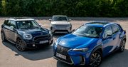 Lexus UX kontra Mini Countryman i Range Rover Evoque: który hybrydowy crossover najlepszy do miasta?