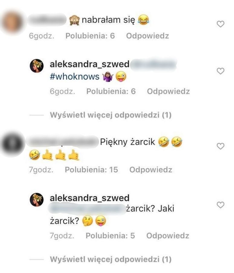 Aleksandra Szwed jest w ciąży?