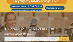 Niegdyś czołowy serwis rekrutacyjny na sprzedaż. Cena spada o 1 proc. co godzinę