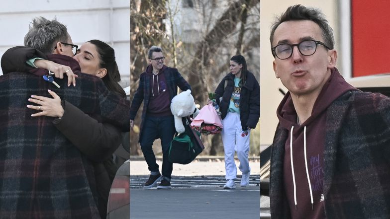 Maciej Kurzajewski i Lenka Klimentova wychodzą z sali tanecznej