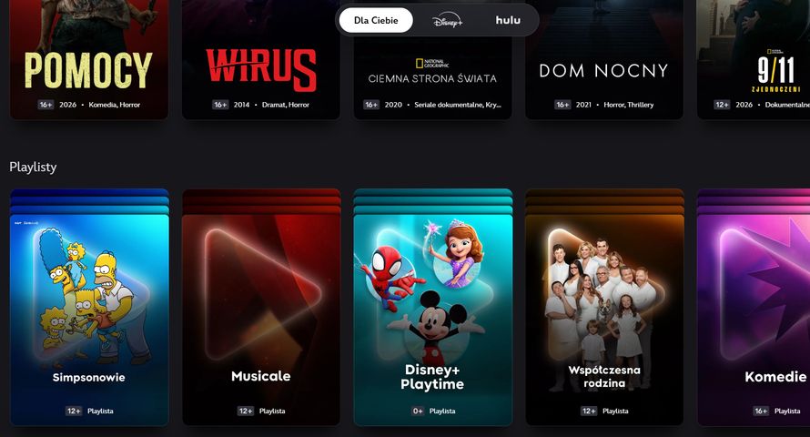 Disney+ dopuszcza w Polsce reklamy i wprowadza playlisty