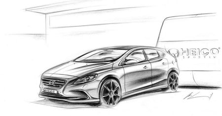 Heico Sportiv i pierwsze przymiarki pakietu tunerskiego do Volvo V40