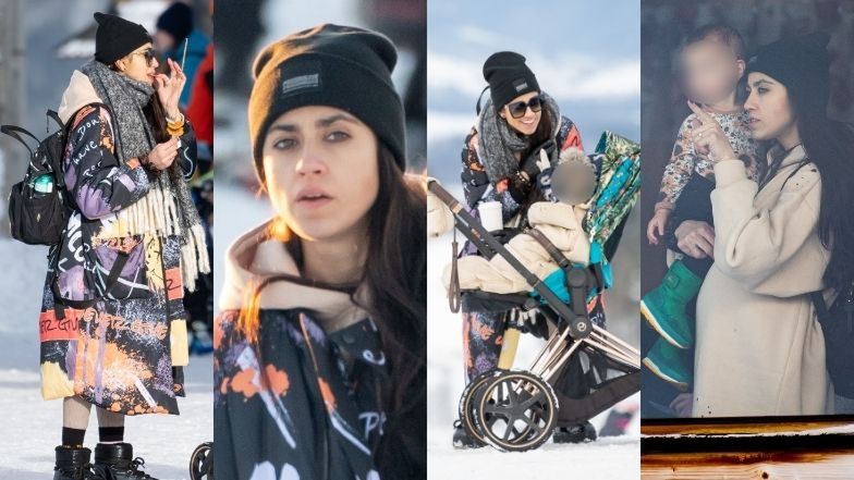 Maja Hyży wypoczywa w górach z gromadką pociech