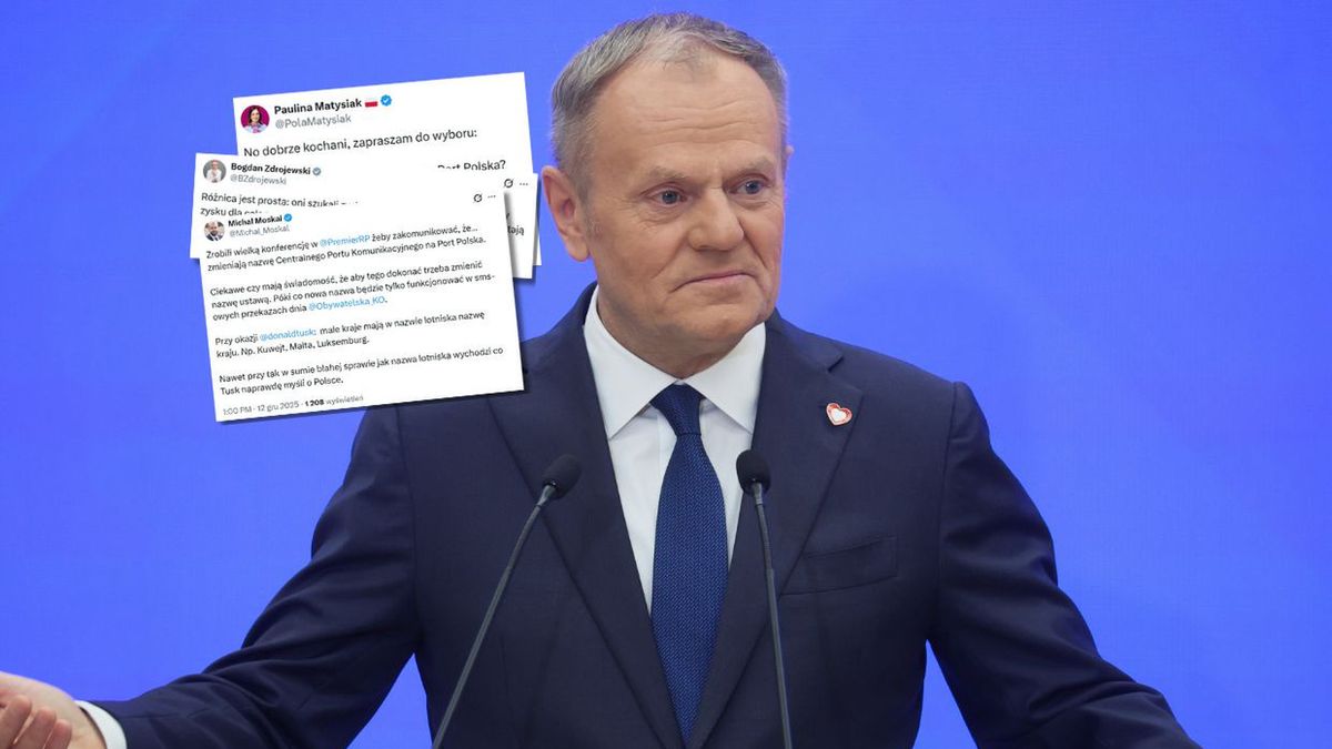 Premier ogłasza nową nazwę CPK. W sieci zawrzało. "Bareja wysiada"