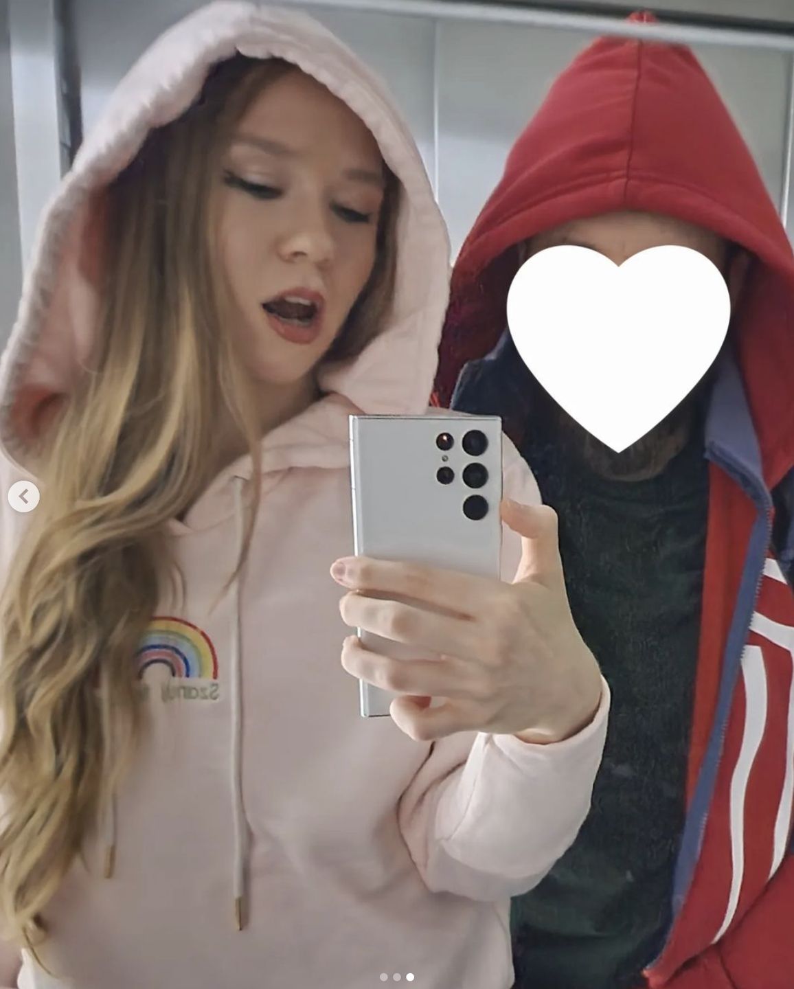 Maja Staśko z partnerem