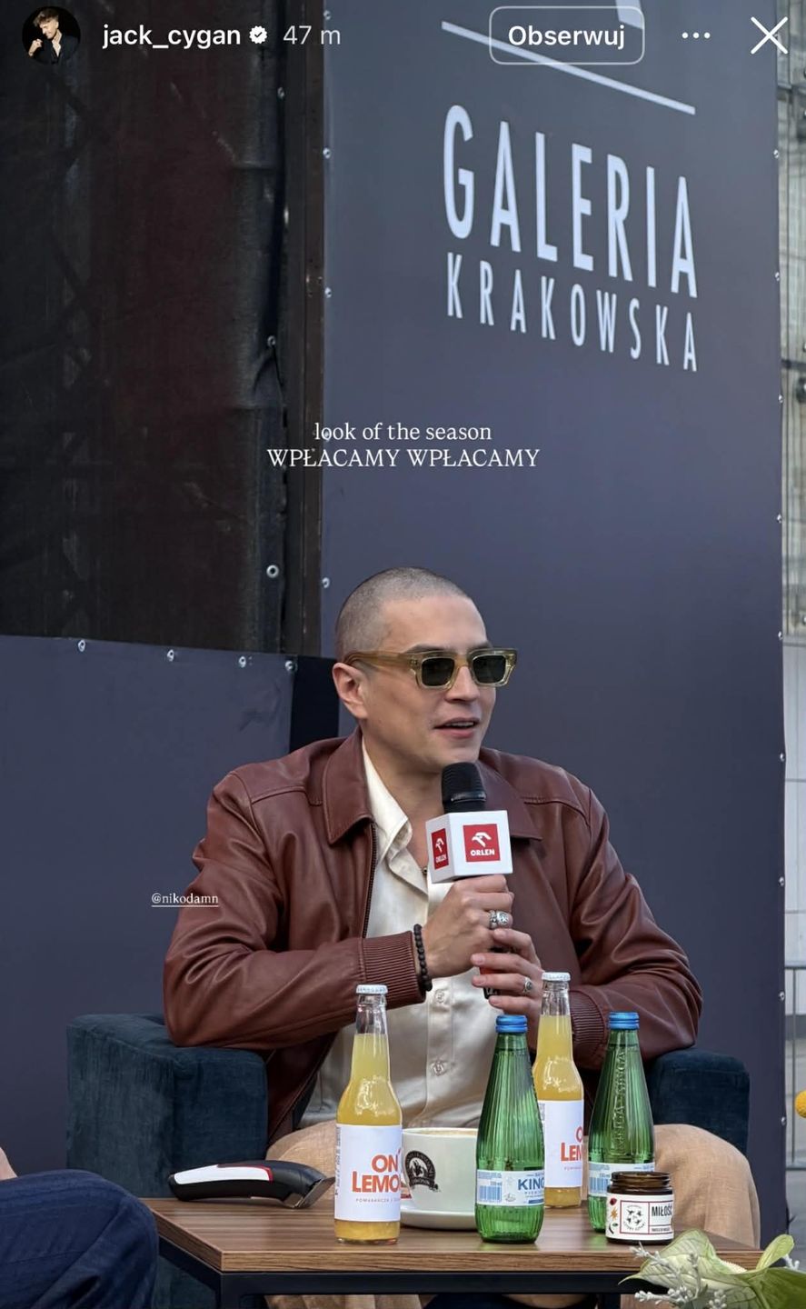 Nikodem Rozbicki ogolił się na łyso