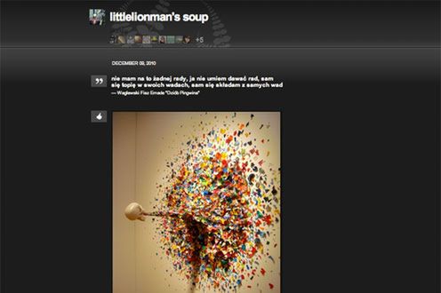 Soup.io (Fot. littlelionman.soup.io)