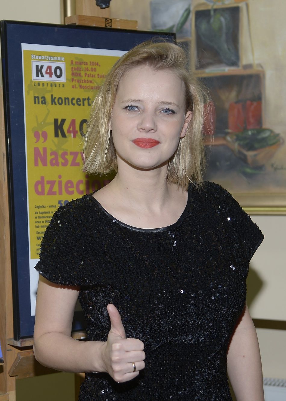 Joanna Kulig jako Britney Spears w Teatrze Telewizji