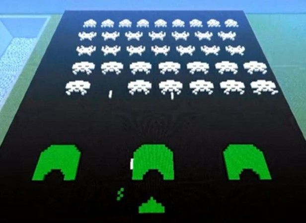 Space Invaders w Minecraft 1
