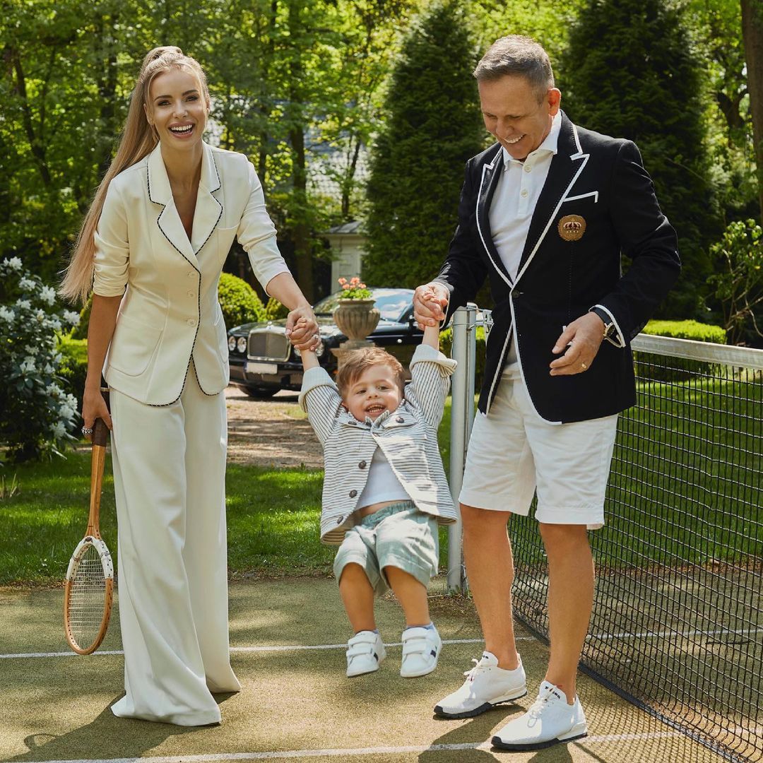 Izabela Janachowska z mężem