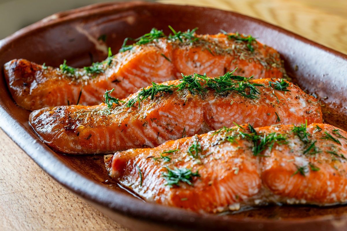 Salmon is a superfood for the brain