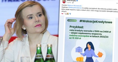 Ciekawa teoria członkini rządu. "Większa rata to większa oszczędność"