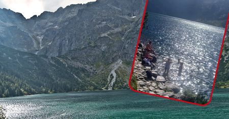 Skandaliczne zachowanie turystów w Tatrach. "Byli w strojach kąpielowych"