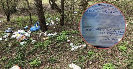 Wywiozła śmieci do lasu. Wpadła przez listy
