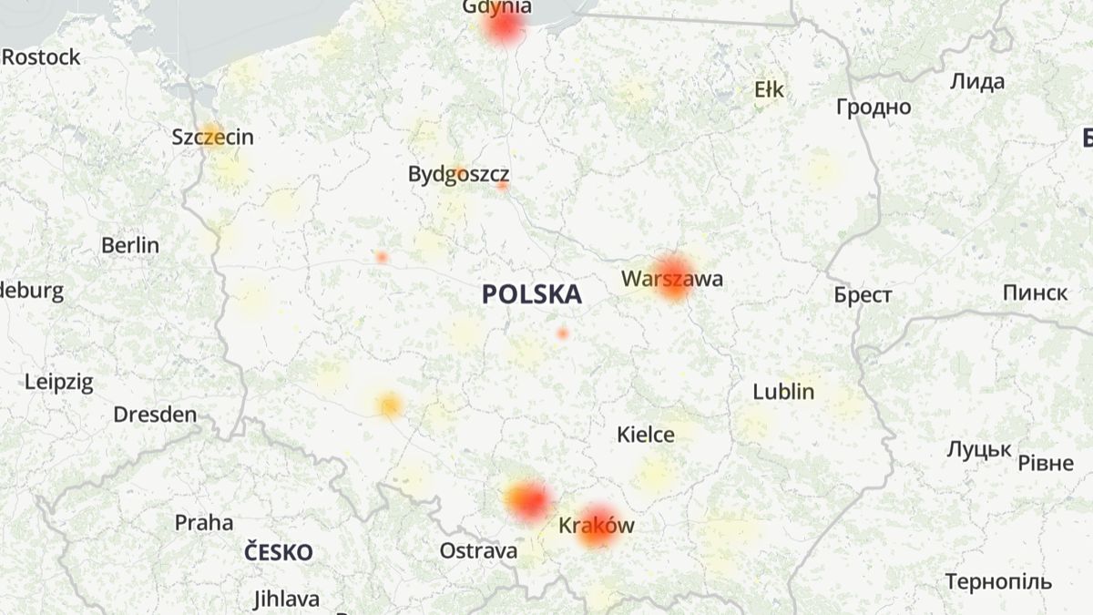 Awaria internetu UPC
