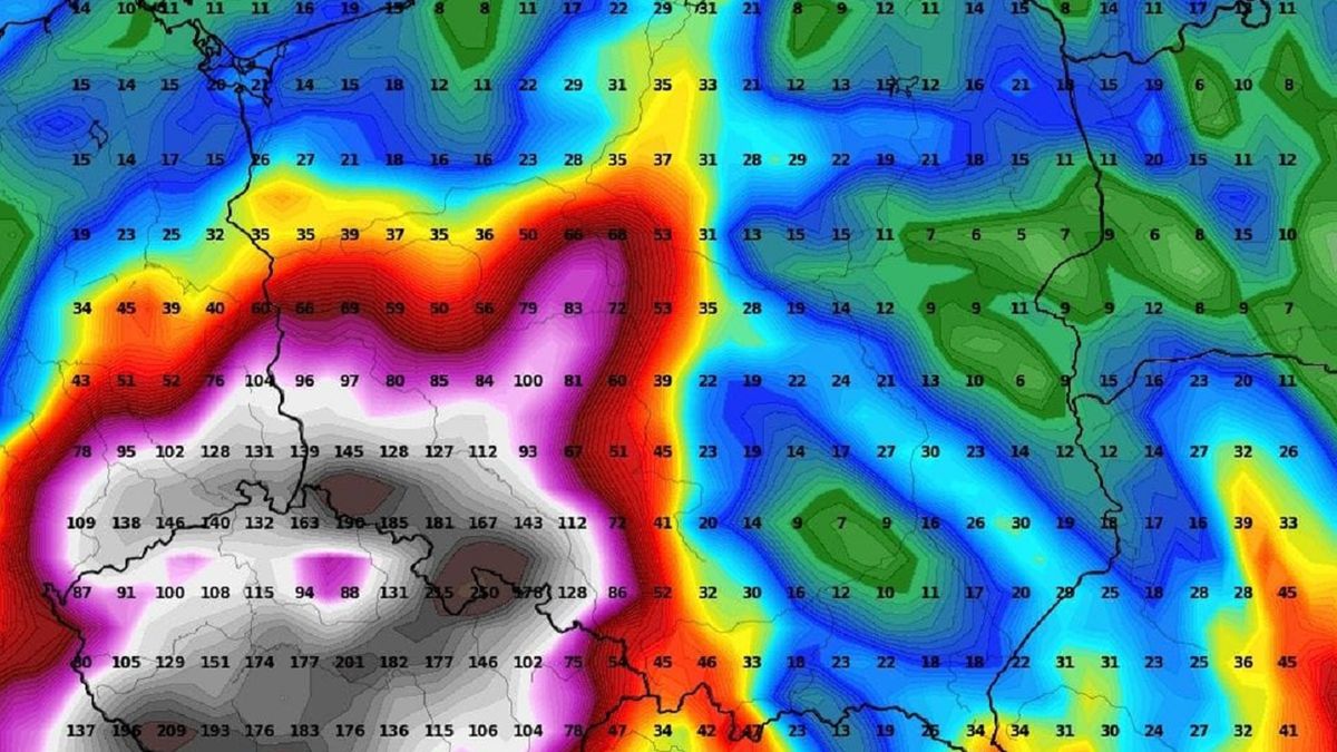 Niż genueński w najbliższy weekend przyniesie bardzo duże opady