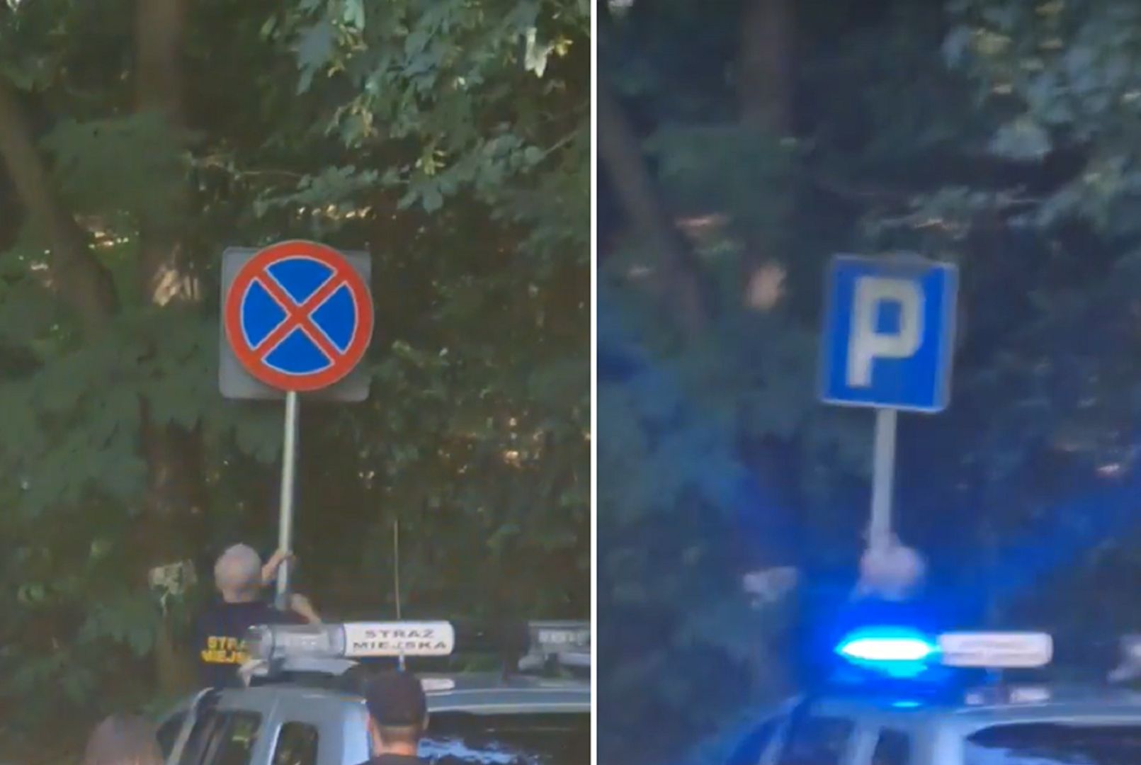 Obrotowe znaki w Szczawnie-Zdroju. Nagle stoisz ''na zakazie''