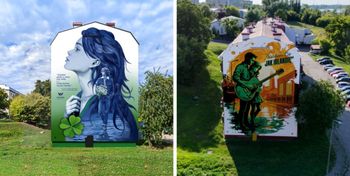 Włocławek: Mieszkańcy zdecydowali. Wiadomo, który mural powstanie na kamienicy