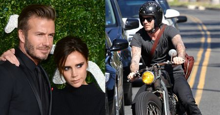 Posh Spice podarowała mężowi hełm wysadzany diamentami!