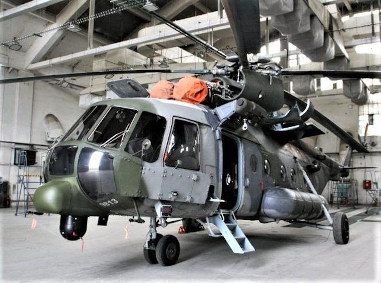 Czeski Mi-171S dostosowany do potrzeb wojsk specjalnych