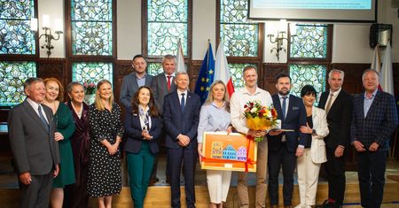 Mantas Cesnauskis otrzymał Medal za Zasługi dla Miasta Słupska