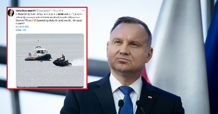 Niebezpieczny wybryk Dudy na skuterze wodnym. Ekspert nie przebierał w słowach