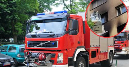 Tragedia w Tychach. Zginęła kobieta, która chciała wydostać się z płonącego mieszkania