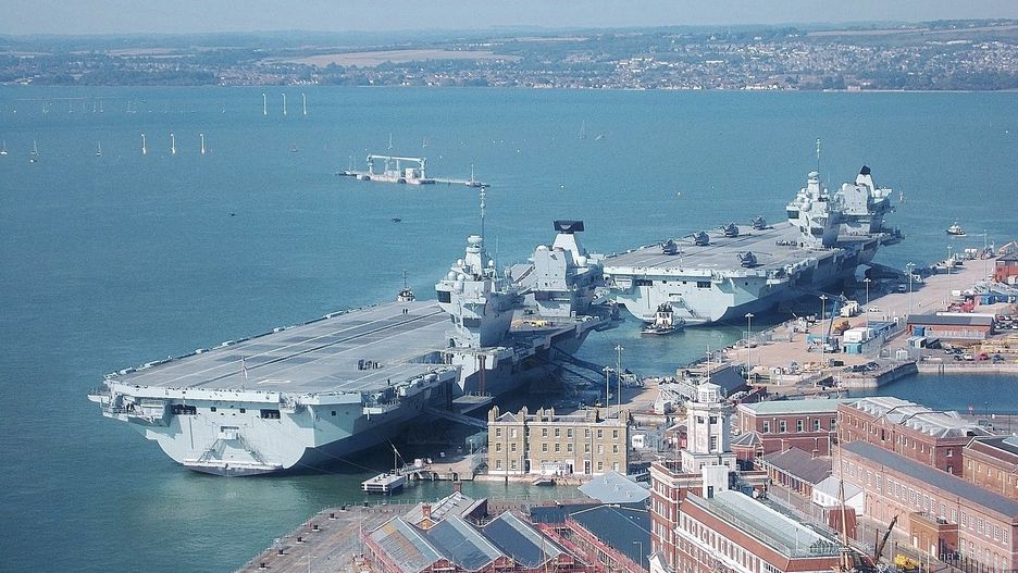 Brytyjskie lotniskowce HMS Queen Elizabeth i HMS Prince of Wales