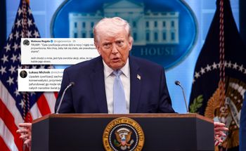 Burza w sieci po szokującym wpisie Trumpa. "Żałosna bezradność"