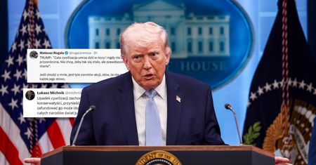 Burza w sieci po szokującym wpisie Trumpa. "Żałosna bezradność"