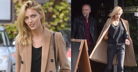 Anja Rubik z tatą w Warszawie! (ZDJĘCIA)
