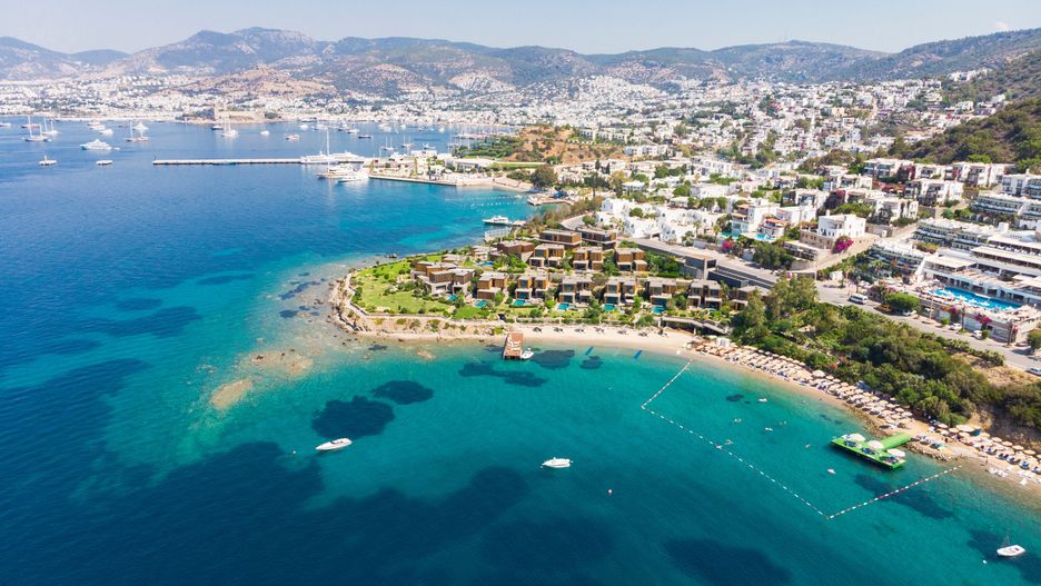 Okolice Bodrum z lotu ptaka