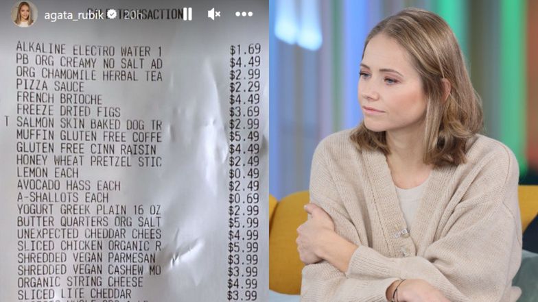 Agata Rubik pokazała ceny produktów spożywczych w amerykańskich sklepach