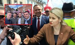 Wyjazd na wiec wyborczy Nawrockiego. Nagły zwrot po interwencji posłanki