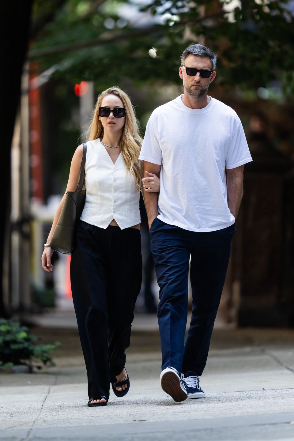 Jennifer Lawrence z mężem