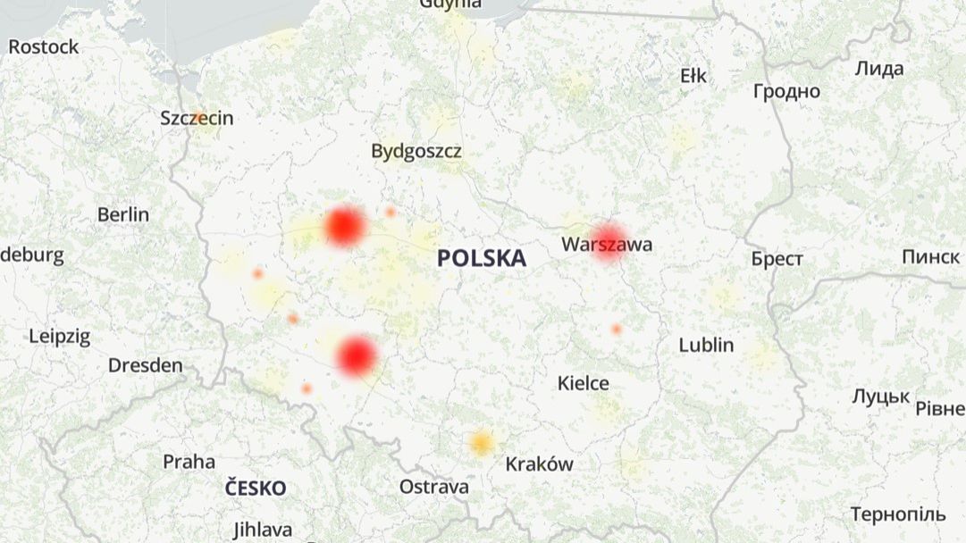 Awaria internetu Inea