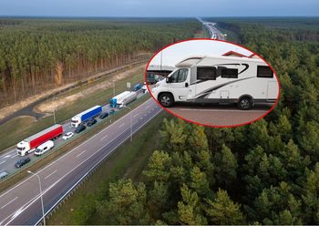 Chciał przekroczyć granicę kamperem. Wpadł w ręce graniczników