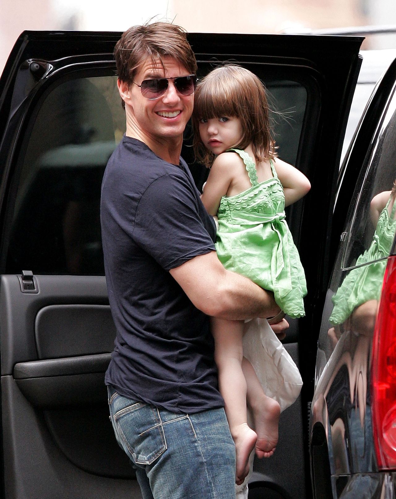 Suri Cruise and Tom Cruise