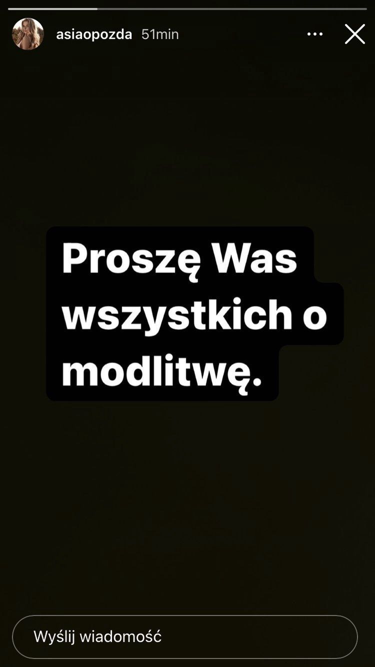 Niepokojący wpis Joanny Opozdy 