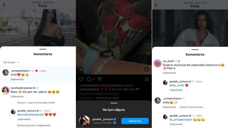 Justyna Gradek ma nowego partnera? Jego wpisy wiele zdradzają