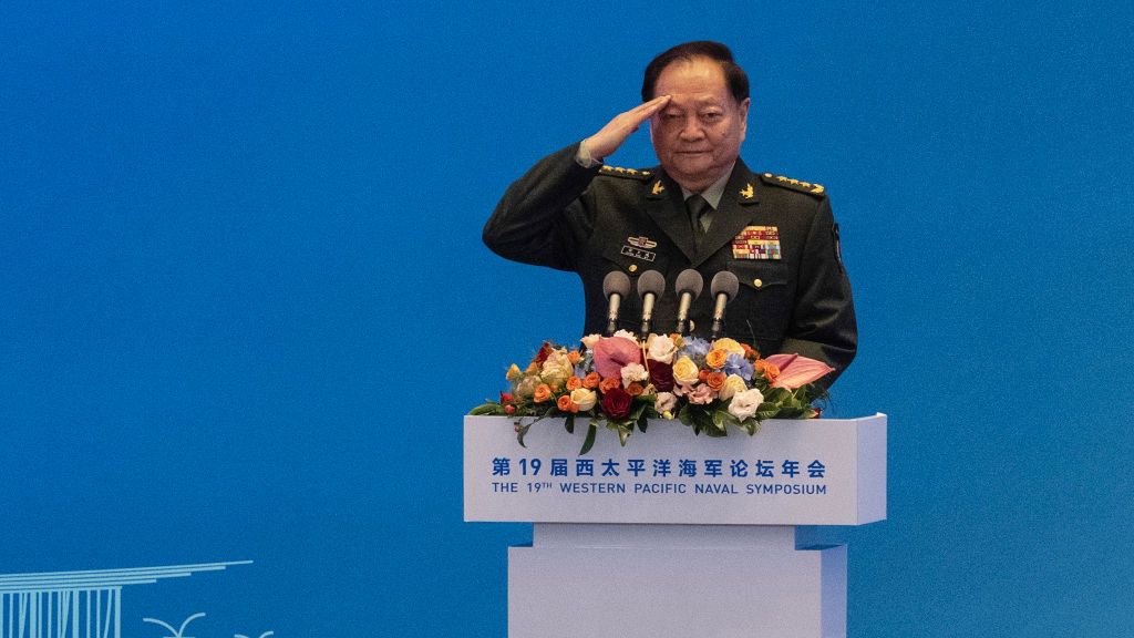 China PLA Navy Hosts Western Pacific Naval Symposium
QINGDAO, CHINA - APRIL 22: Vice Chairman of the Chinese Central Military Commission Gen. Zhang Youxia salutes at the opening of the Western Pacific Naval Symposium on April 22, 2024 in Qingdao, China. Senior naval officers from 29 countries including the U.S., Russia, Japan and the United Kingdom are attending the meeting, being held through April 23.  (Photo by Kevin Frayer/Getty Images)
Kevin Frayer
bestof, topix