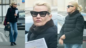 Zwyczajna Małgorzata Kożuchowska wychodzi z porsche za pół miliona z torebką wartą 28 tysięcy złotych (ZDJĘCIA)